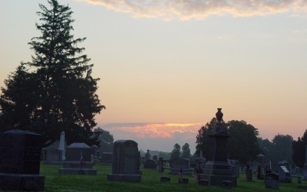 Sunrise, North Burial Ground, Bristol, RI (1920 x 1200 pixels)