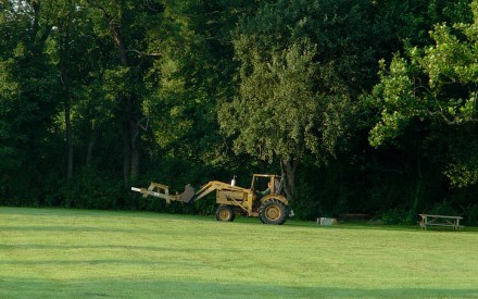 Picnic Bench Wrangler relocating culled bench